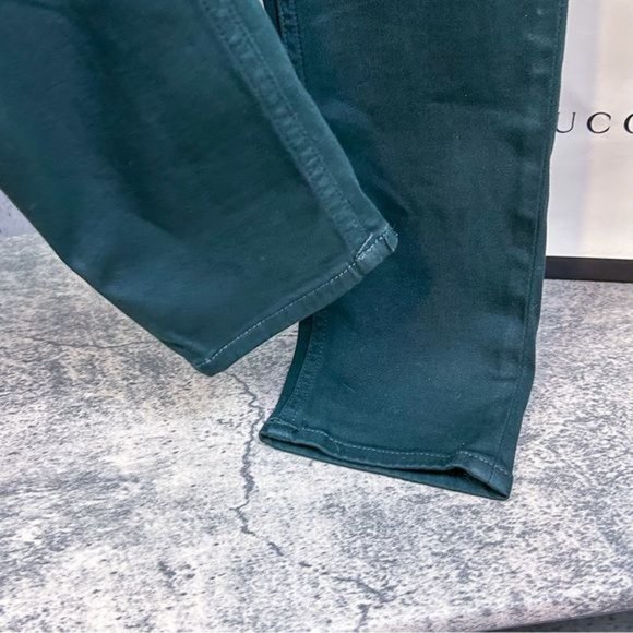 RAG & BONE | The Legging Skinny Leg Stretch Color Jeans in ‘Coated Green Gables’ - Picture 7 of 11